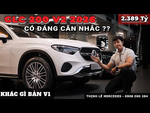 MERCEDES-BENZ GLC200 2026 (V2) – LỰA CHỌN “VỪA ĐỦ” HAY KHỞI ĐẦU THÔNG MINH?