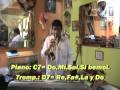 Clases de armonia en la trompeta cesar rivera.. Video