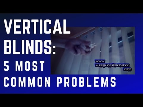 how to fix vertical blinds