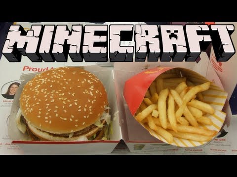 how to make a mcdonalds m in minecraft
