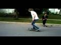 me and kaleb skateboarding