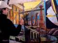 oil painting w/ T.S.PEW (THE TUG) music BILL LASWELL