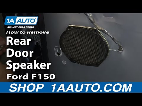 How To Remove Install Rear Door Speaker 2004-08 Ford F150