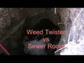 Sewer Rooter Weed Twister - Sewer Cleaning: How To Clear Roots From Drain Pipes