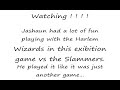 harlem wizards featuring basketball phenom jashaun agosto