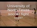  UNT soccer indoor north texas fight