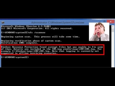 how to repair cbs.log file