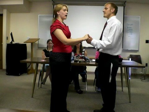 Jitterbug - A speech on how to do the Jitterbug with a special entrance by the assistent Ben.