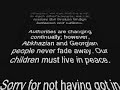 Appeal to Abkhaz People / Campaign 'Sorry'