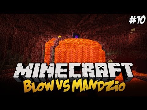 Blow VS Mandzio - NETHER Obsydian Generator + MANDZIO ŁUCZNIK - S01E10 (Single Block Challange)