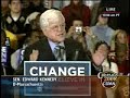 senator edward m. kennedy, rep. patrick kennedy, caroline kennedy endorse barack obama at 