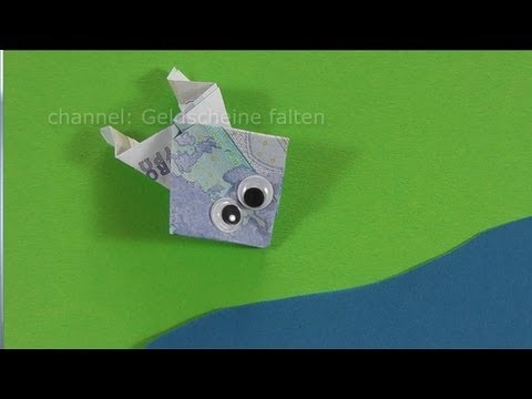 faltanleitung frosch}