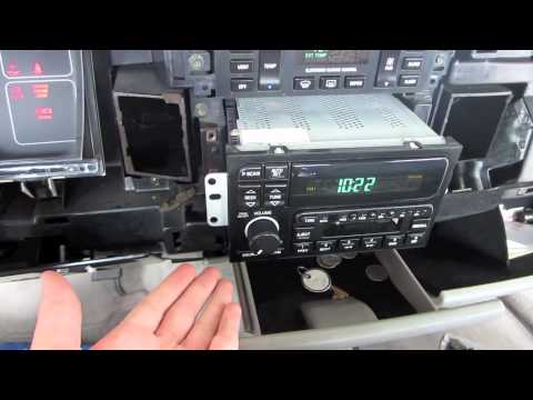 How To Remove Dash and Install OEM Radio in a 1995 Buick Roadmaster Limited