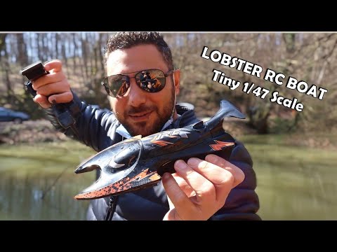 LOBSTER Rc Boat Unboxing, Review & Test
