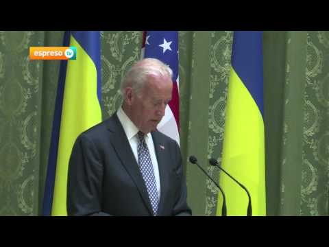 joseph - Vice-president Joseph Biden arrived in Kyiv to meet with Acting Prime Minister Arseniy Yatsenyuk and show USA support for Ukraine.