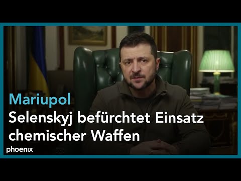 Ukraine-Prsident Selenskyj: Videoansprache vom 12.04.2022 zum Russland-Ukraine-Krieg