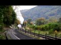 BR Standard 4 2-6-4T 80072 on the Llangollen Railway,18th October 2009