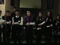 Aramäer Göppingen singen \"Adjauma Redo Shuro\" mit der BarKuray Band auf der Weihnachtshafle Aramäer Göppingen singen \"Adjauma Redo Shuro\" mit der BarKuray Band auf der Weihnachtshafle
