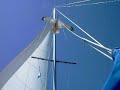 Sailing Puget Sound Cal 29 flying seagull kite