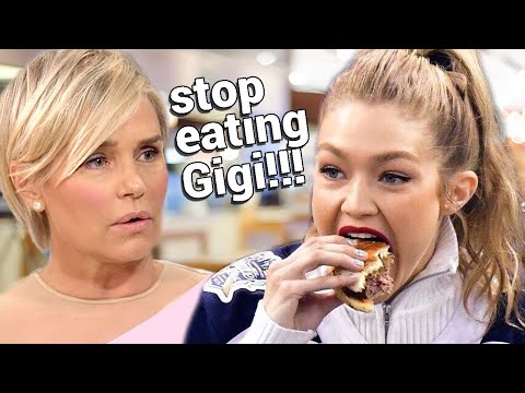 gigi hadid's mom NOT letting her EAT & being toxic af