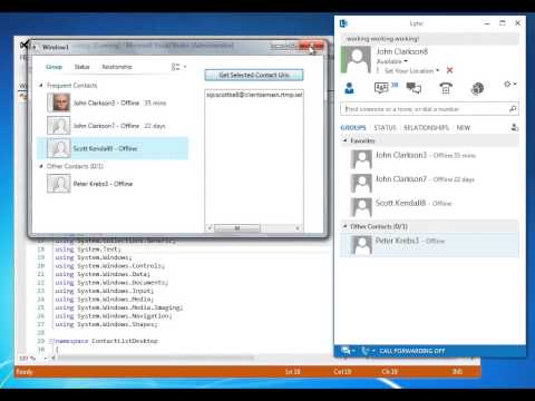 how to recover lync contacts