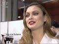 short backstage interview