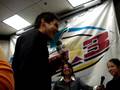 David Archuleta sings for a fan at Fly92
