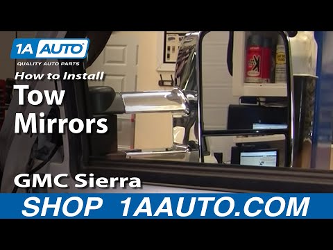 How To Upgrade Tow Mirror with Signal Chevy Silverado GMC Sierra 99-02 Part 1 – 1AAuto.com