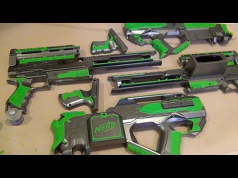 how to paint a nerf gun