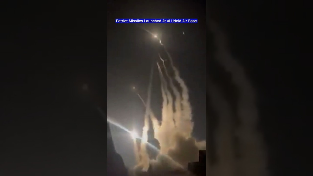Patriot Missiles Launched to Intercept Incoming Iranian Ballistic Threats!