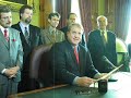 Iowa Governor Chet Culver signs car title reforms