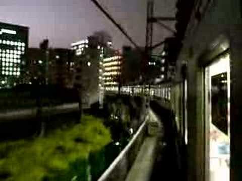 "Approaching Shibuya Station at Night"