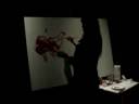 performance pittorica di Barbara Karwowska al Lanificio25 performance pittorica di Barbara Karwowska al Lanificio25