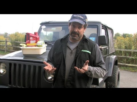 how to do an oil change jeep tj