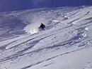 Off-piste skiing diver