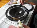Refoaming an 8 inch woofer