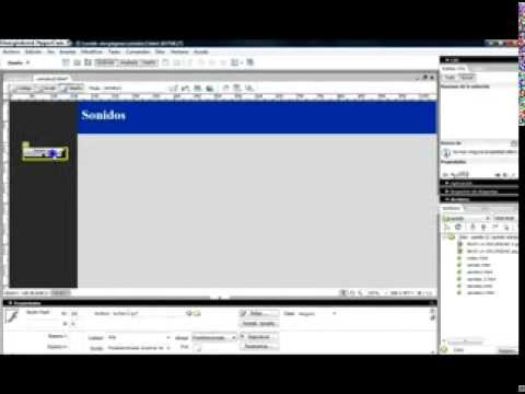 Dreamweaver: Link con bot�n Flash