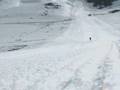 Mountain biking 210km/h on snow