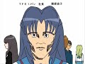 朝倉と長門でギャグマンガ日和のシール2
