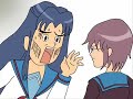 朝倉と長門でギャグマンガ日和のシール2