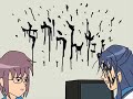 朝倉と長門でギャグマンガ日和のシール2