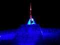 Pendulum in Prague lit by Philips
