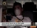 Julio Rivas cumple con su presentación ante tribunales, aunq