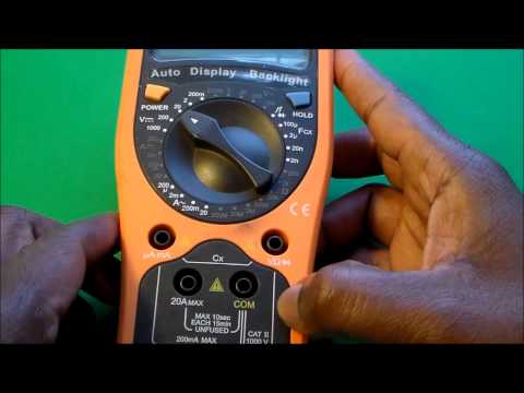 how to test dc voltage