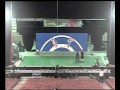 The stage fit-up for Spamalot
