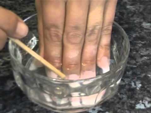 how to remove uv gel nail extensions