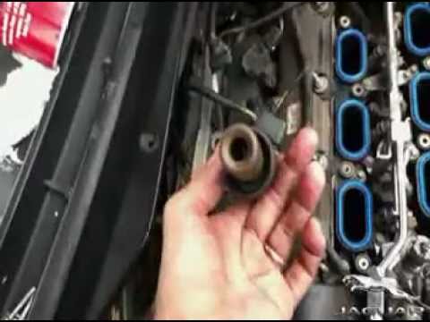 Jaguar Xtype 2004 changing the intake manifold gaskets = spark plugs