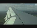 Windy landing at Vienna
