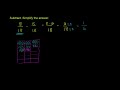Subtracting Fractions Video Tutorial