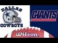 Dallas Cowboys at New York Giants: Romo, Manning battle for playoff spot